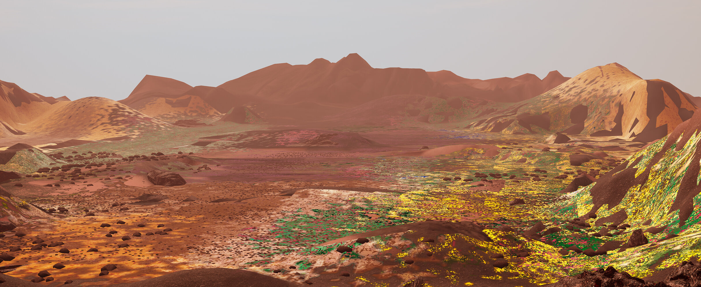 Alexandra Daisy Ginsberg, The Wilding of Mars, 2019