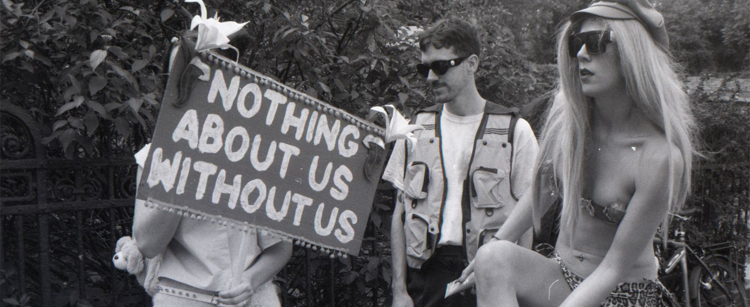 Foto zeigt Prostituierte, die für ihre Rechte demonstrieren.