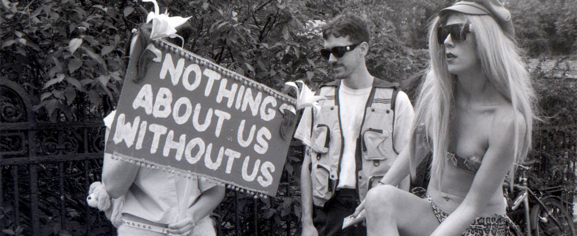 Foto zeigt Prostituierte, die für ihre Rechte demonstrieren.