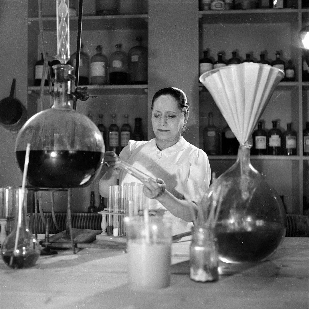 Helena Rubinstein in dem Saint-Cloud Labor